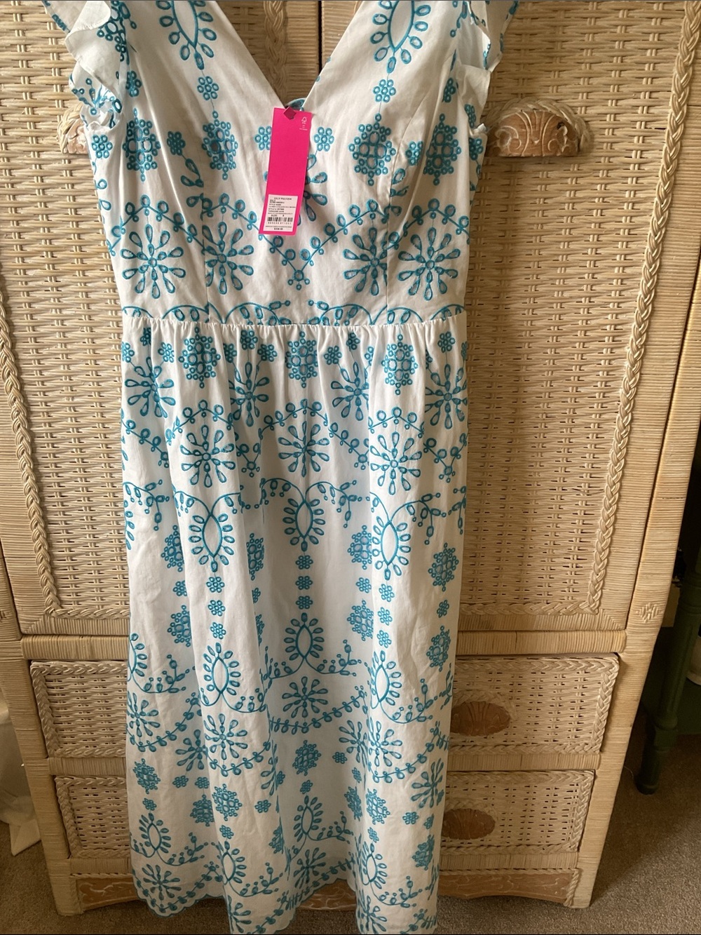 Lillyanne Eyelet MIDI Dress NWT - Picture 6 of 12